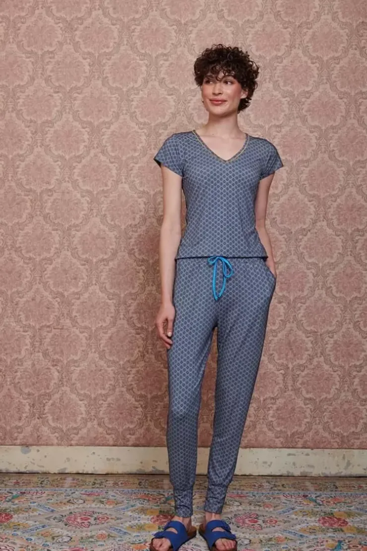 Pip Studio Top Korte Mouw Tegola Blauw Sale