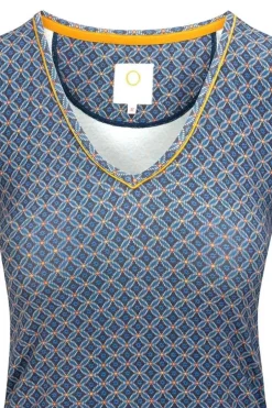 Pip Studio Top Korte Mouw Tegola Blauw Sale
