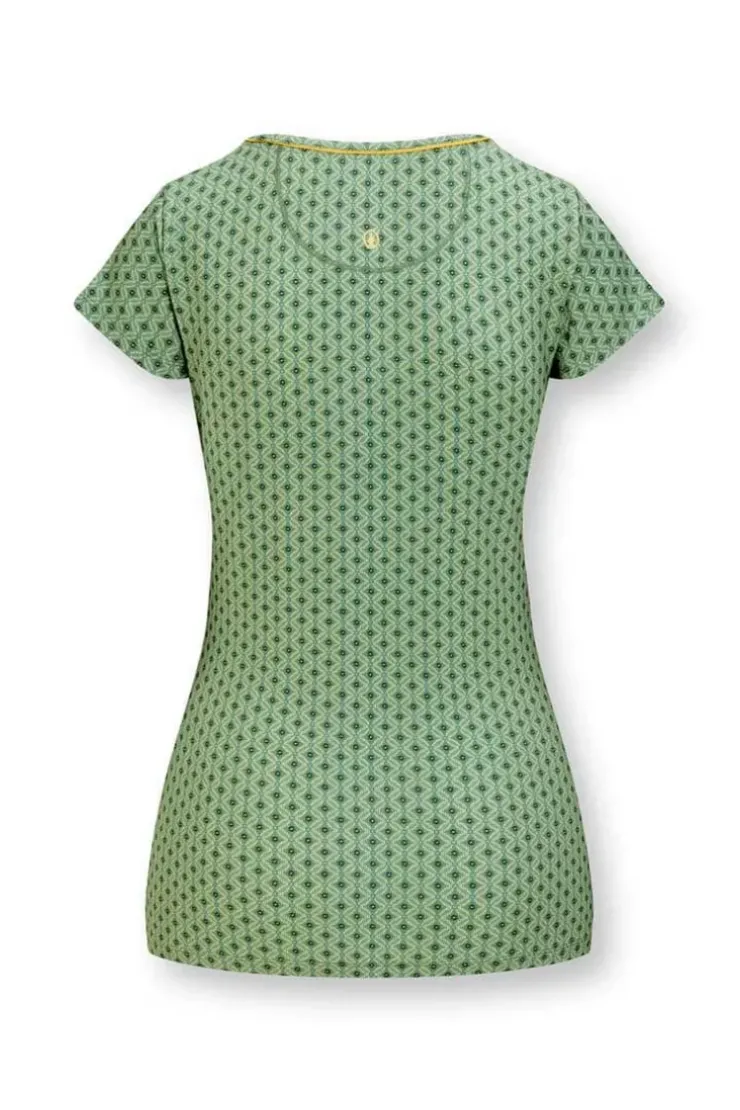 Pip Studio Top Korte Mouw Tegola Groen Clearance
