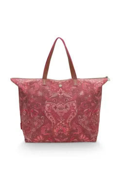 Pip Studio Tote Bag Kyoto Festival Donker Roze Hot