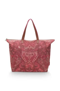 Pip Studio Tote Bag Kyoto Festival Donker Roze Hot