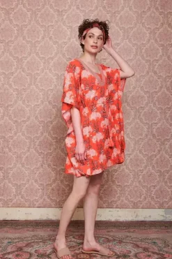 Pip Studio Tuniek Flora Firenze Koraal Rood