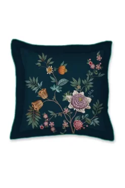 Pip Studio Vierkant Sierkussen Il Paradiso Donkerblauw New