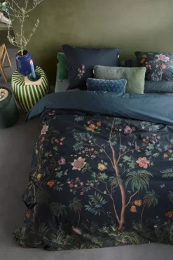 Pip Studio Vierkant Sierkussen Il Paradiso Donkerblauw New