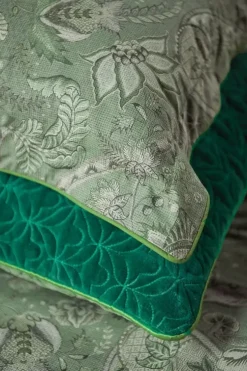 Pip Studio Vierkant Sierkussen Kyoto Nights Groen New