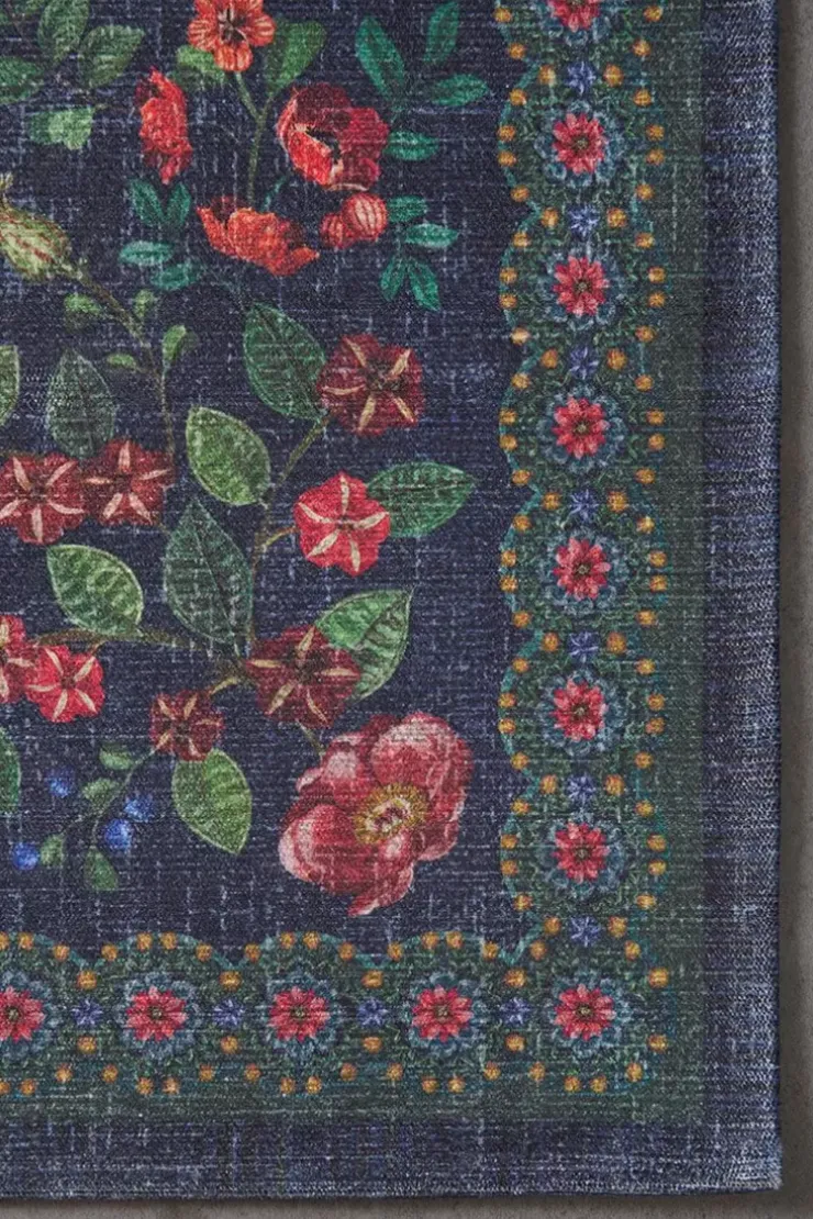 Pip Studio Vloerkleed Fall In Leaf By Pip Donkerblauw Clearance