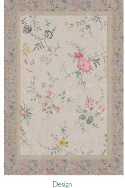Pip Studio Vloerkleed Fleur Grandeur By Pip Khaki Discount