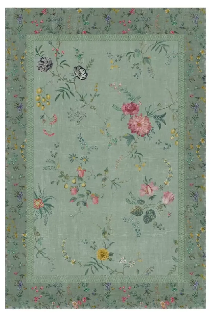 Pip Studio Vloerkleed Fleur Grandeur By Pip Groen Hot