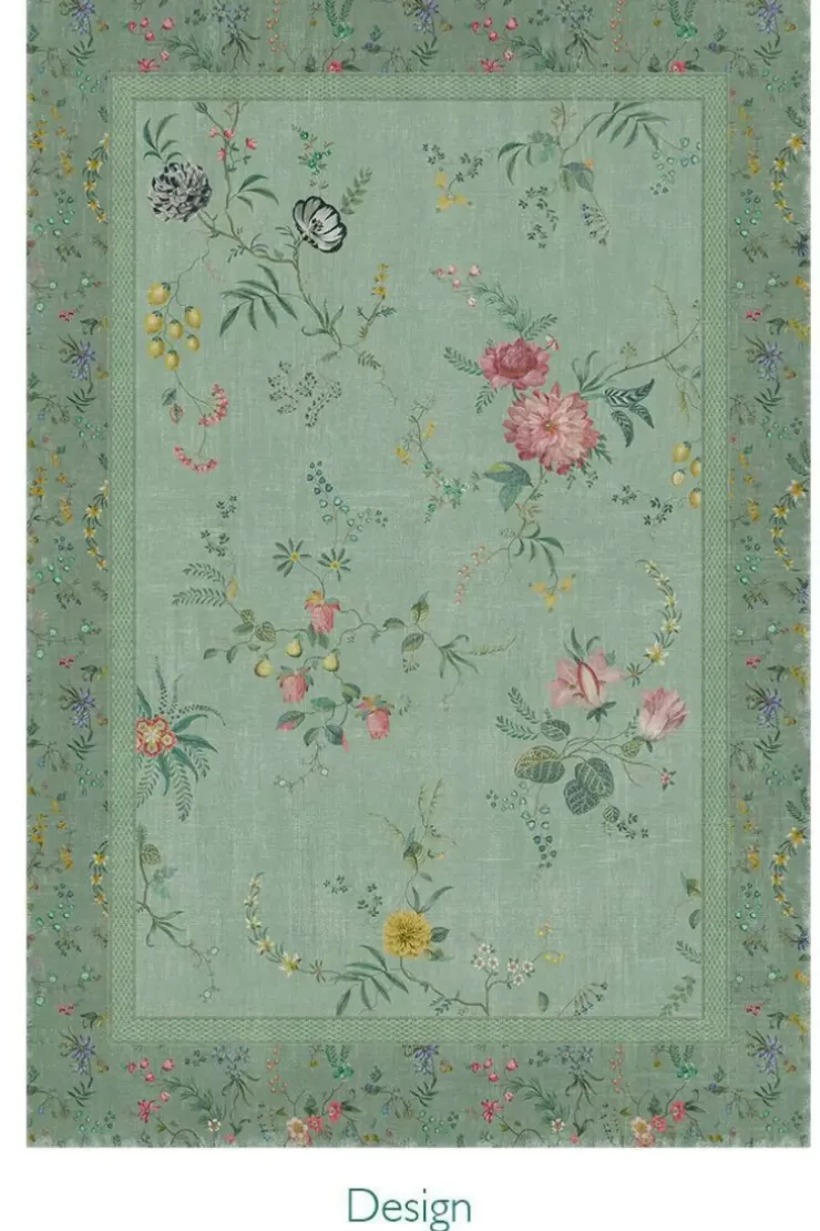 Pip Studio Vloerkleed Fleur Grandeur By Pip Groen Hot