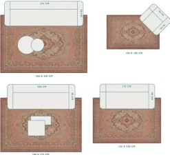 Pip Studio Vloerkleed Majorelle By Pip Terra Hot