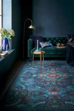 Pip Studio Vloerkleed Moon Delight By Pip Donker Blauw Outlet