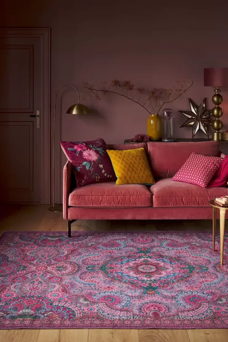 Pip Studio Vloerkleed Moon Delight By Pip Donker Roze Discount