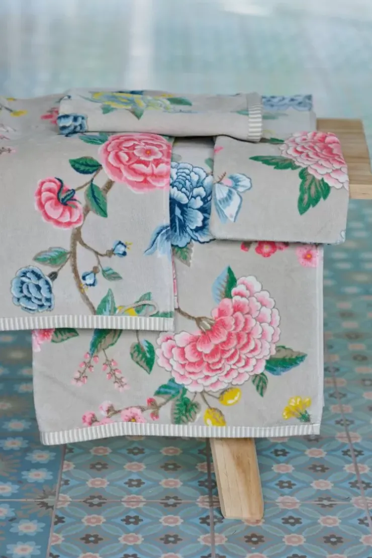 Pip Studio Washandje Set/3 Good Evening 16X22 Cm Khaki