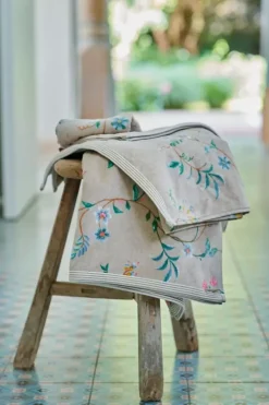 Pip Studio Washandje Set/3 Les Fleurs 16X22 Cm Khaki Online