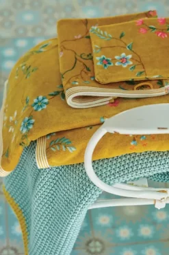 Pip Studio Washandje Set/3 Les Fleurs 16X22 Cm Geel Clearance