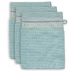 Pip Studio Washandje Set/3 Soft Zellige Blue 16X22 Cm Blauw Clearance