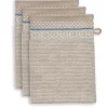 Pip Studio Washandje Set/3 Soft Zellige 16X22 Cm Khaki