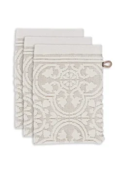 Pip Studio Washandje Set/3 Tile De Pip 16X22 Cm Khaki Clearance