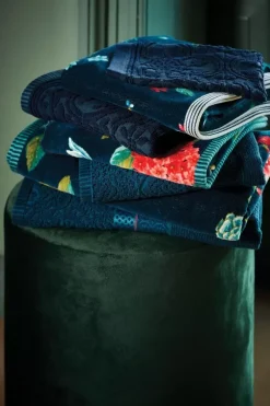 Pip Studio Washandje Set/3 Tile De Pip Donker 16X22 Cm Blauw Best