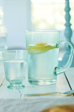 Pip Studio Water Glas Gedraaid Blauw