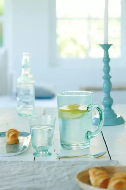 Pip Studio Water Glas Gedraaid Blauw