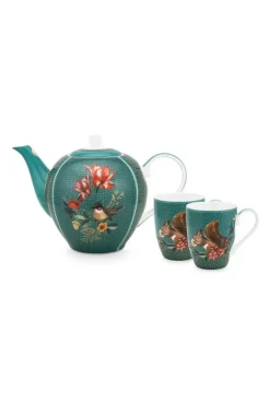 Pip Studio Winter Wonderland Thee Set/3 Groen Sale